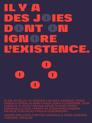 cover image of Il y a des joies dont on ignore l'existence